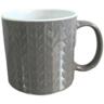 Чашка Ardesto Francesca, 360мл, кераміка, сірий світлий (AR3482G)