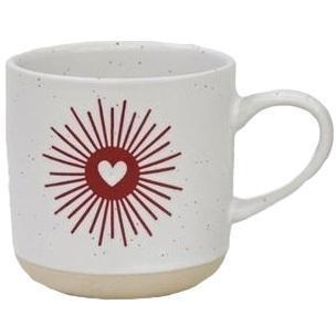 Чашка Ardesto Heart, 350мл, кераміка, білий (AR3076)фото