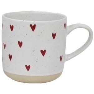 Чашка Ardesto Heart, 350мл, кераміка, білий (AR3075)фото1