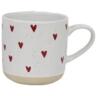 Чашка Ardesto Heart, 350мл, кераміка, білий (AR3075)