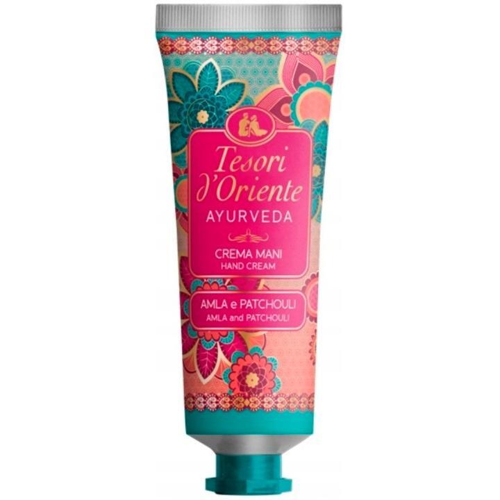 Парфумований крем для рук Tesori d'Oriente Аюрведе олія амли та пачулі 75 млфото1