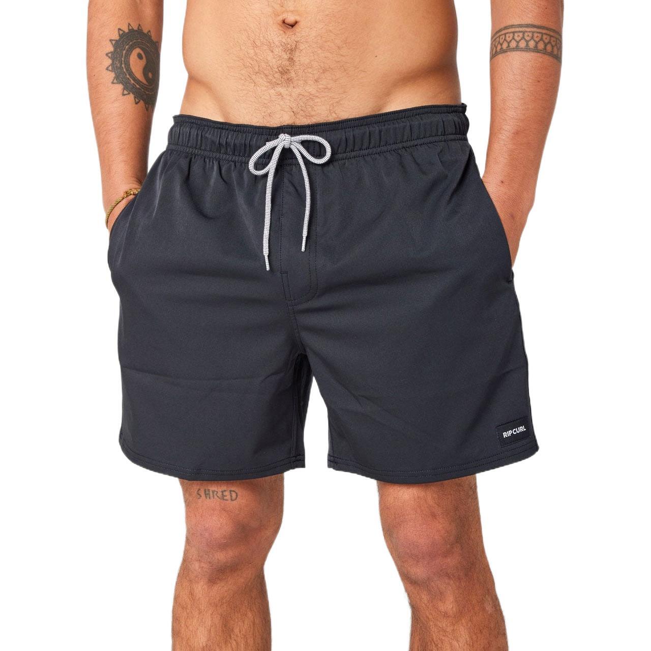 Шорты пляжные мужские Rip Curl Daily Volley 04FMBO_0090 S черные фото 1