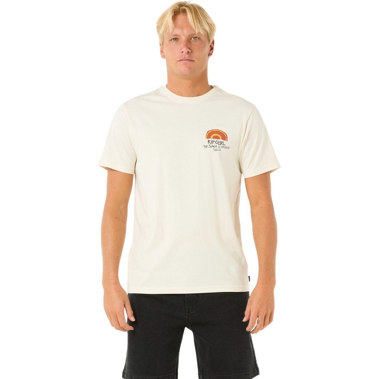 Футболка мужская Rip Curl Shred Til Tee 0OEMTE_1000 M белая фото 1