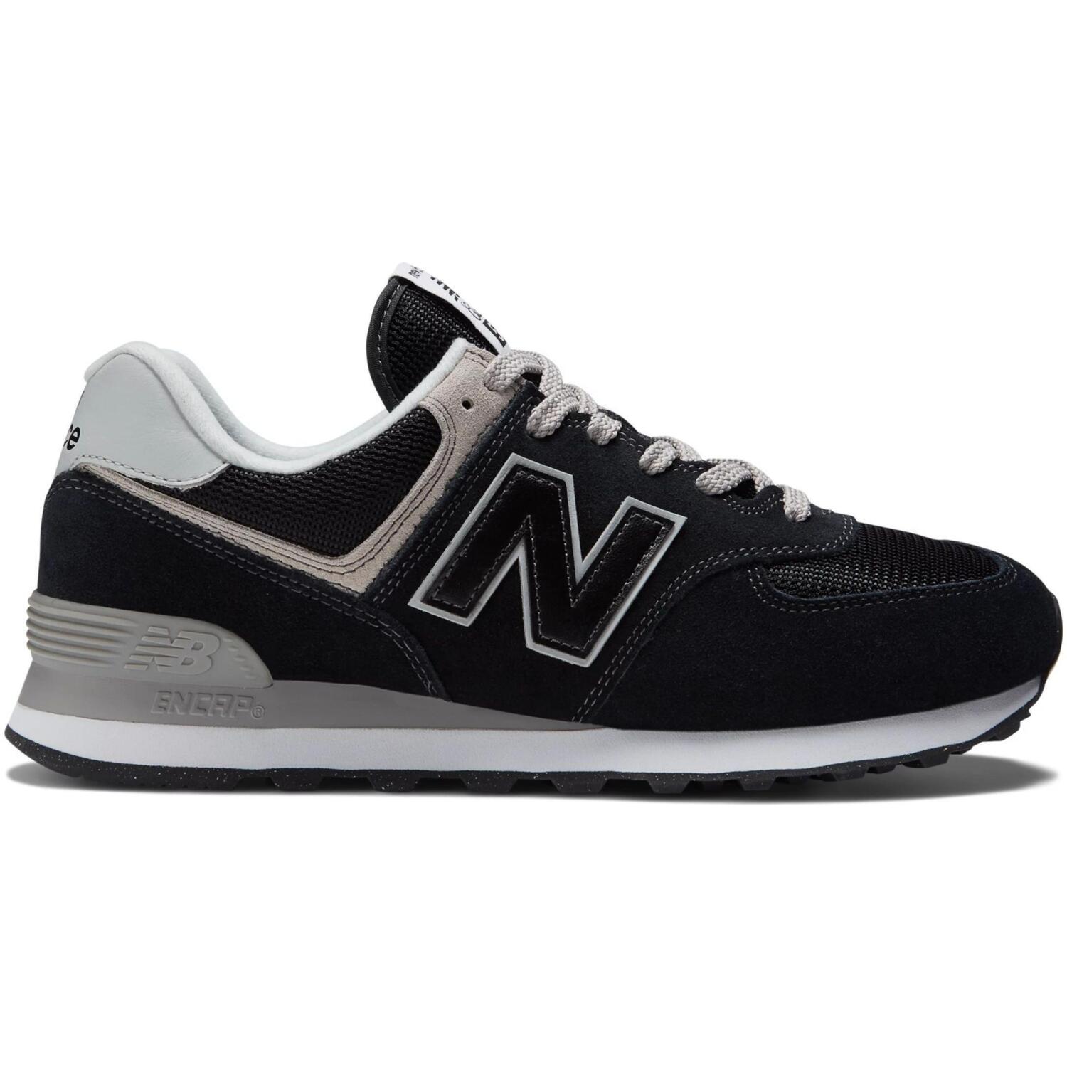 Кросівки чоловічі New Balance 574 Classic Gl ML574EVB 45.5 (11.5 US) чорно-сірі