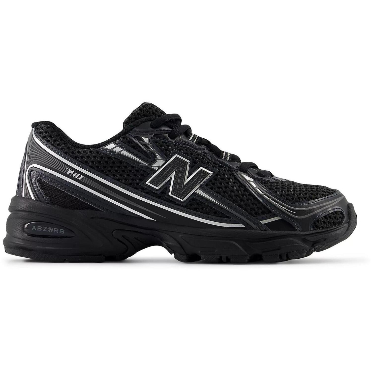 Кроссовки подростковые New Balance 740 GR740BM 37.5 (5 US) серебристо-черные