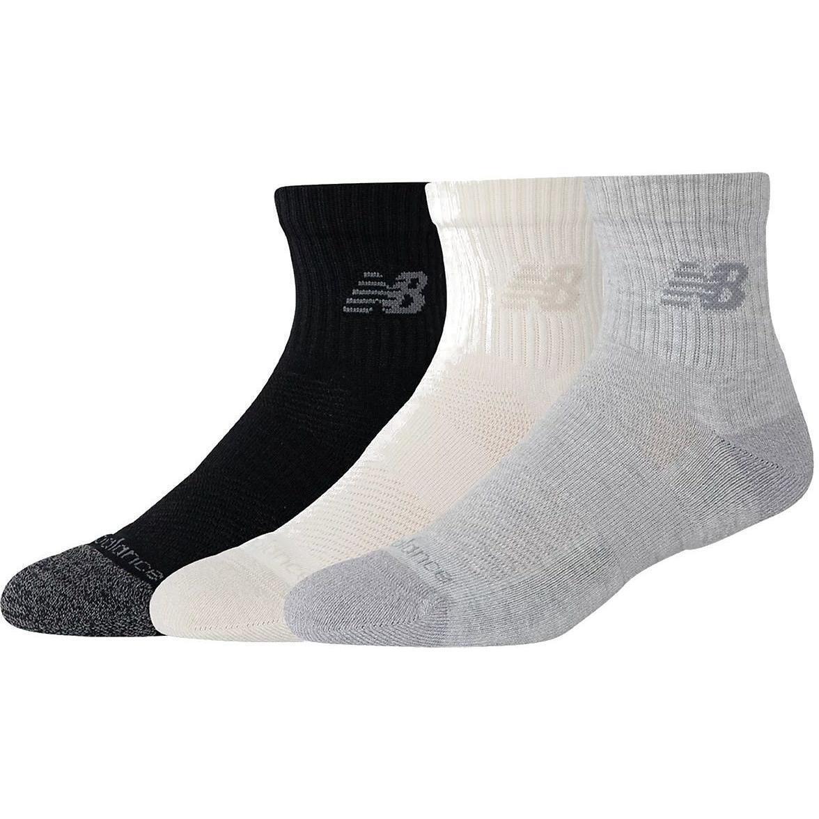Носки New Balance Active Quarter 3 Pack LAS35204AS1 S мультиколор фото 1