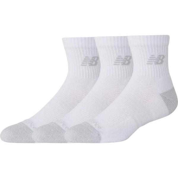 

Носки New Balance Active Quarter 3 Pack LAS35204WT L белые