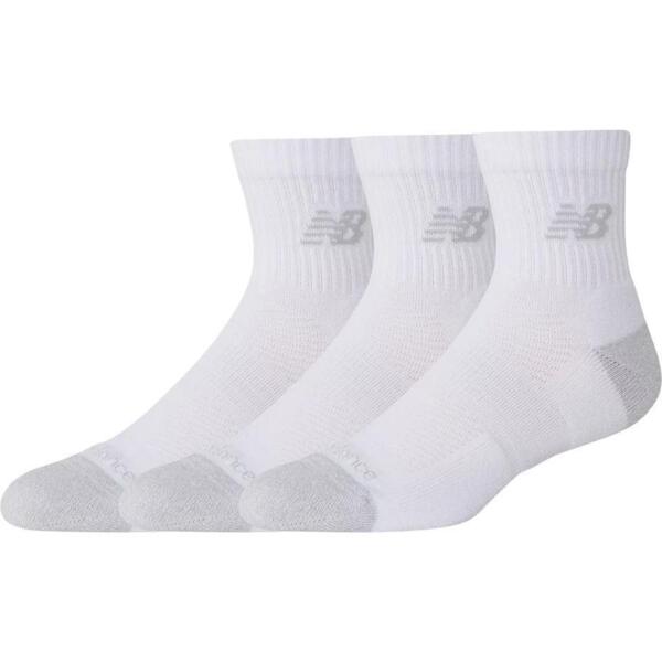 

Носки New Balance Active Quarter 3 Pack LAS35204WT M белые