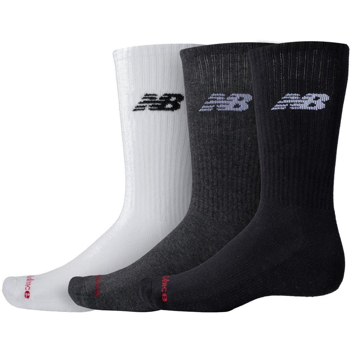 Носки New Balance Everyday Crew 3P LAS51293WM L мультиколор