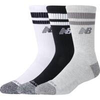 Носки New Balance Active Lifestyle Striped Crew 3 Pack LAS35210AS L мультиколор