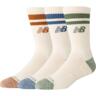 Носки New Balance Active Lifestyle Striped Crew 3 Pack LAS35210AS3 L мультиколор