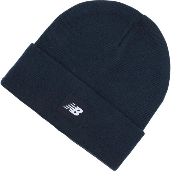

Шапка New Balance Cuffed Beanie Flying NB Logo LAH13034NNY синяя