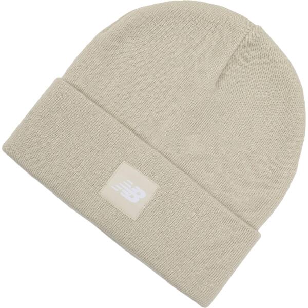 

Шапка New Balance Cuffed Beanie Flying NB Logo LAH13034TWF бежевая