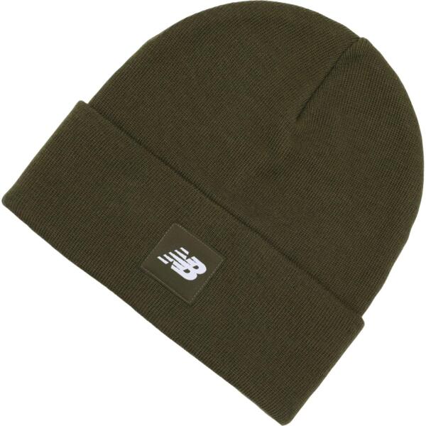 

Шапка New Balance Cuffed Beanie Flying NB Logo LAH13034WDL хаки