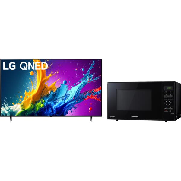 

Комплект Телевизор LG 86QNED80T6A + Микроволновая печь Panasonic NN-SD36HBZPE
