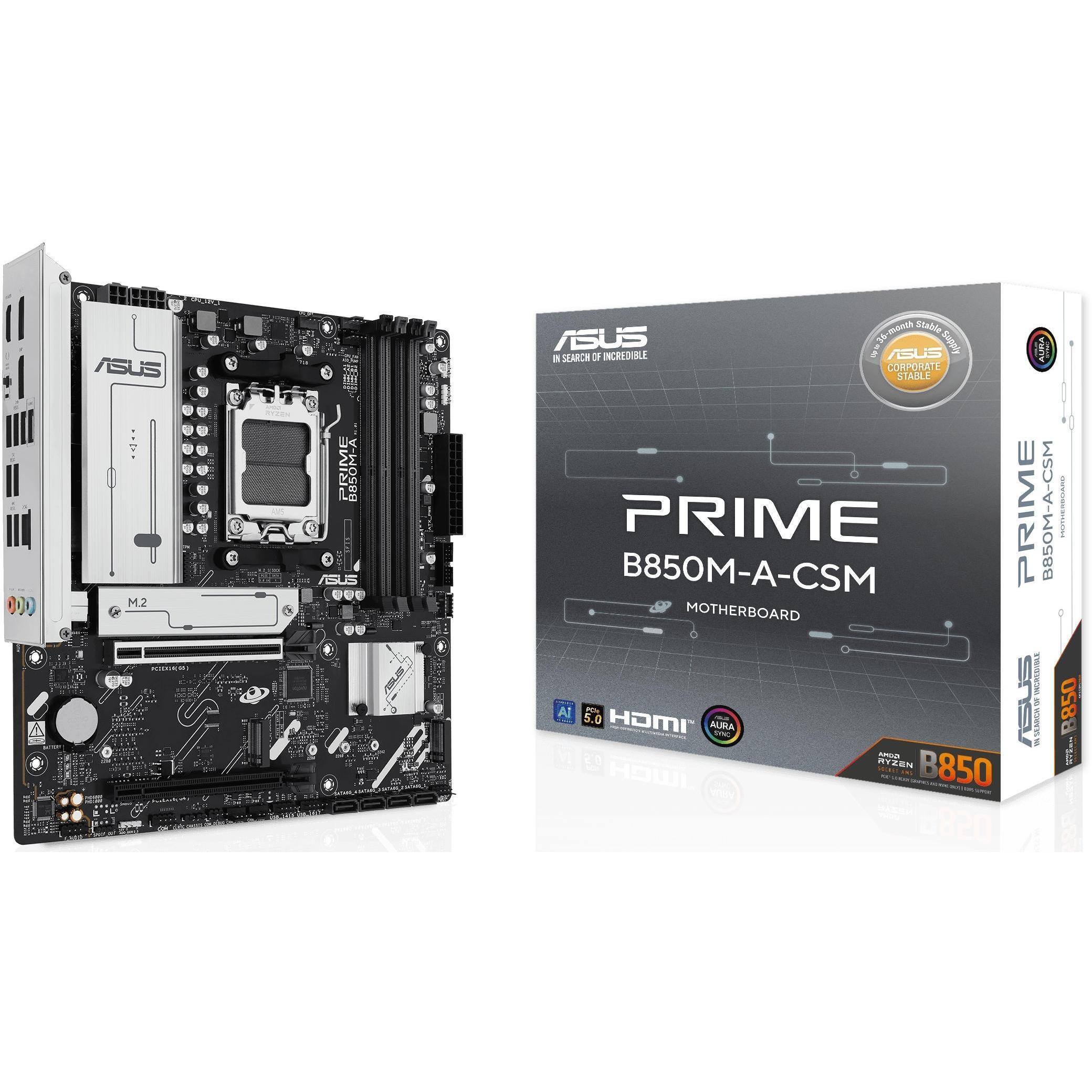 Материнcкая плата ASUS PRIME B850M-A-CSM (90MB1LQ0-M0EAYC) фото 1
