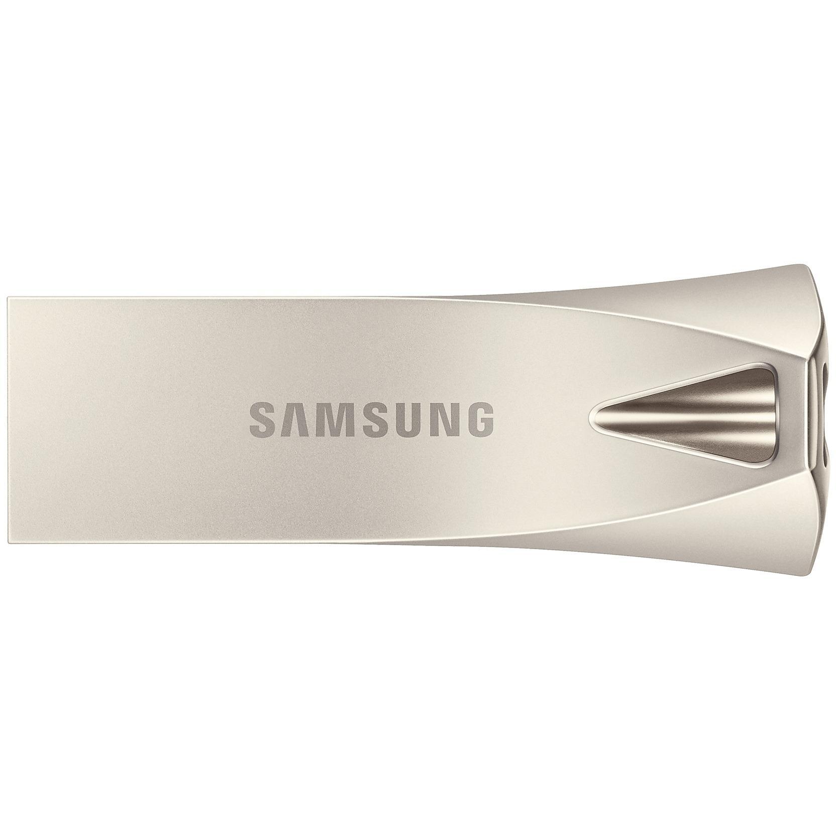 Накопичувач Samsung 512GB USB 3.1 Type-A Bar Plus Silver (MUF-512BE3/APC)фото1