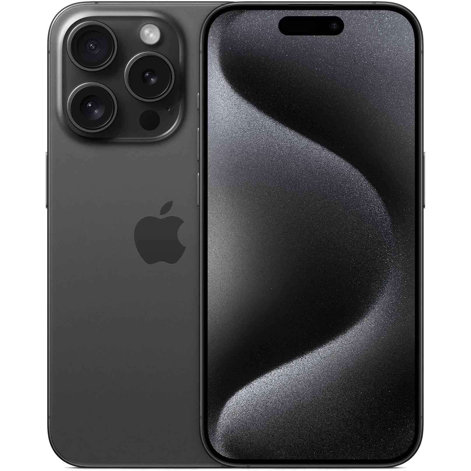 Смартфон Refurbished Apple iPhone 15 Pro 128 GB Black Titanium (Отличное состояние, А) фото 1