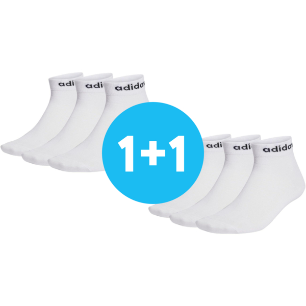 

Носки Adidas T LIN ANKLE 3P HT3451 M белые