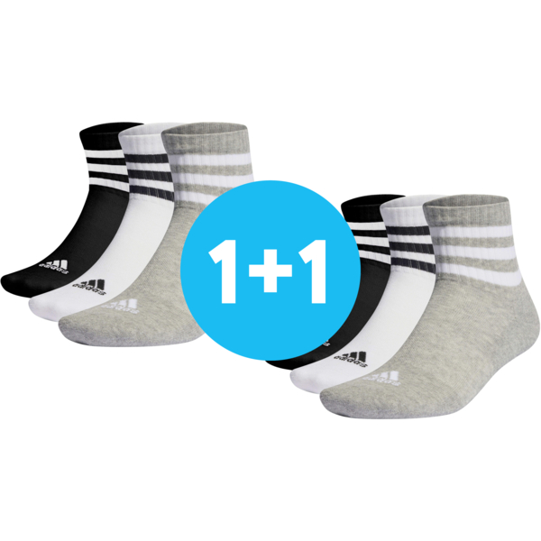 

Носки Adidas 3S C SPW MID 3P IC1318 L разноцветные