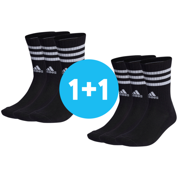 

Носки Adidas 3S C SPW CRW 3P IC1321 S черные