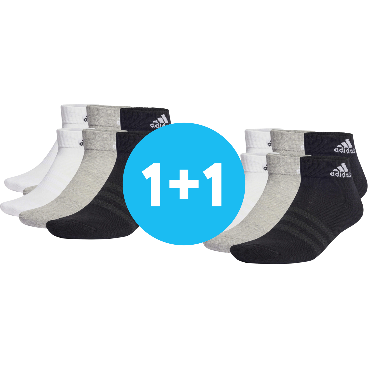 Шкарпетки Adidas C SPW ANK 6P IC1292 M різнокольорові