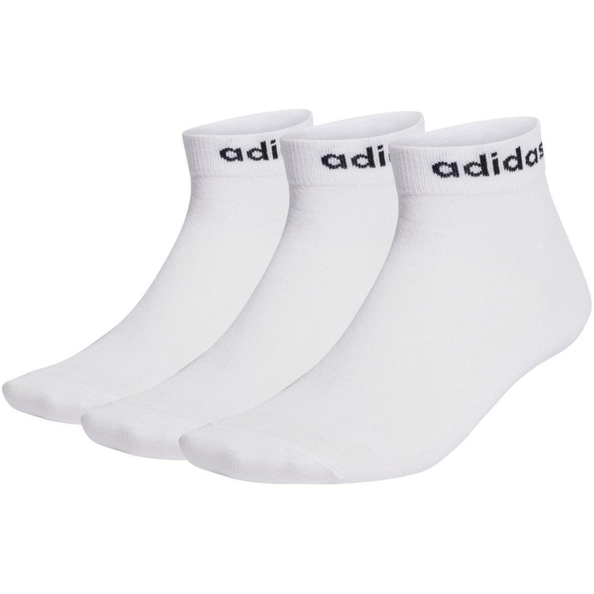 Шкарпетки Adidas T LIN ANKLE 3P HT3451 M білі