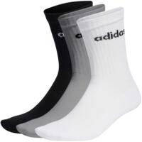 Набір шкарпеток Adidas C LIN CREW 3P IC1302 S 37-39 3 шт чорні/сірі/білі
