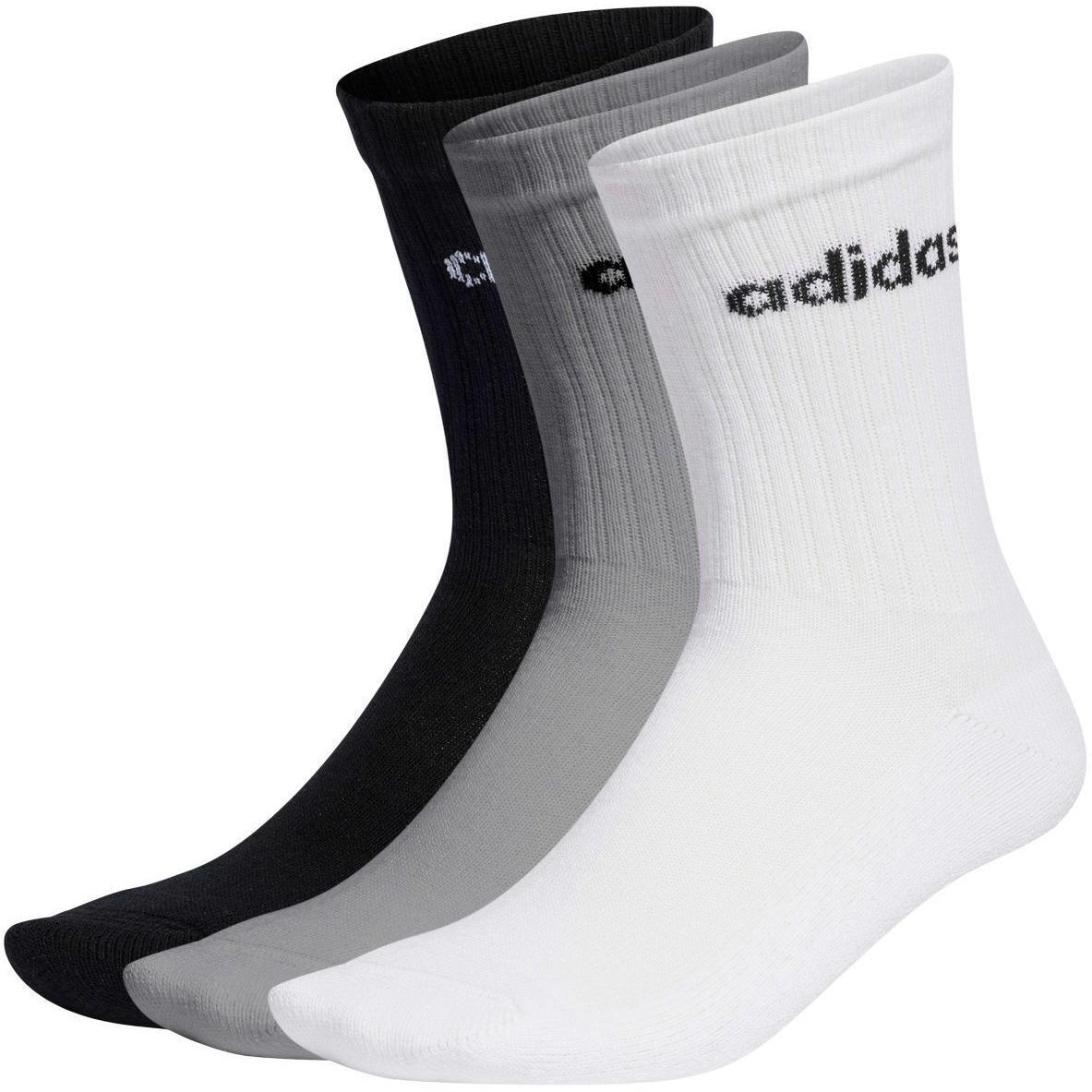 Шкарпетки Adidas C LIN CREW 3P IC1302 S різнокольоровіфото1