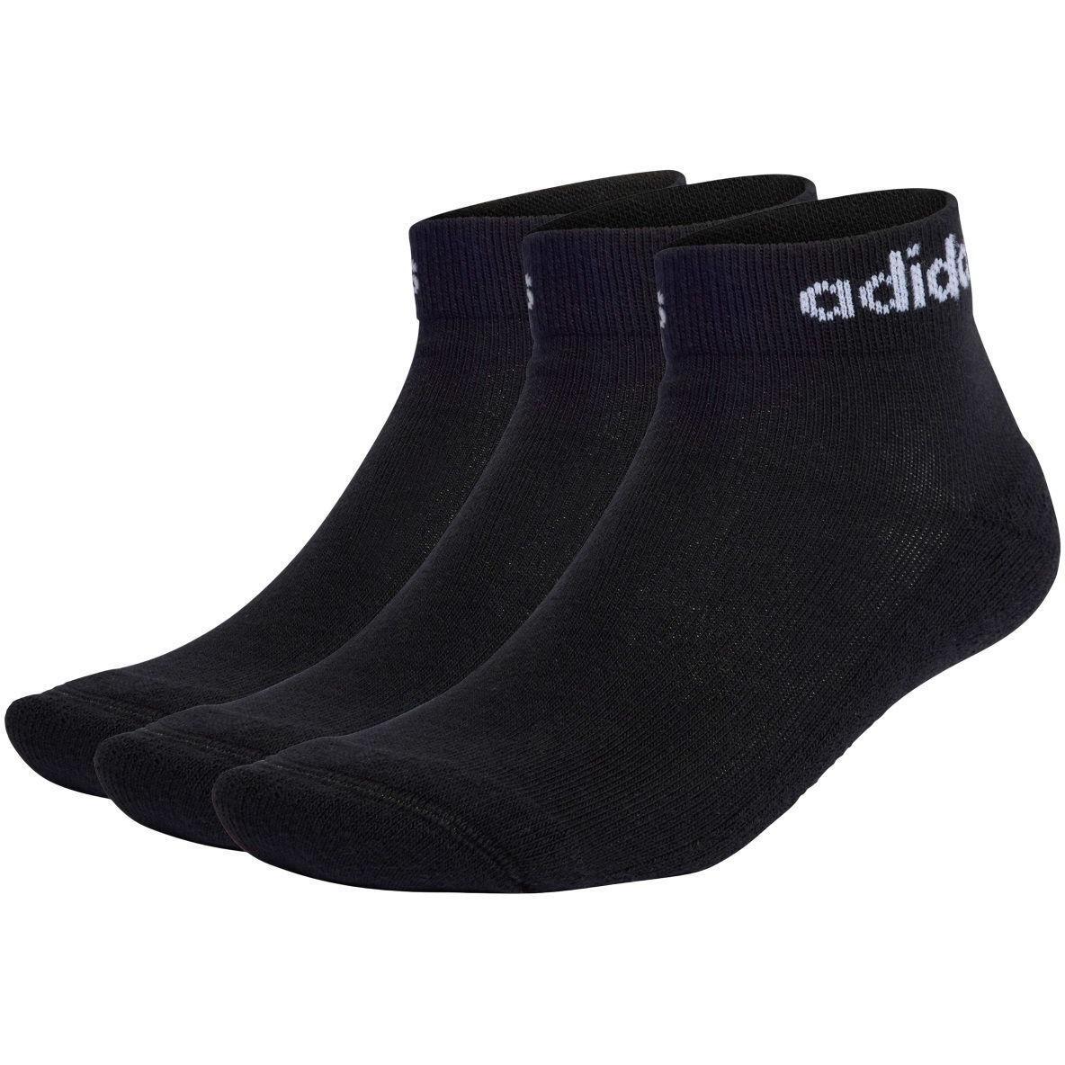 Носки Adidas C LIN ANKLE 3P IC1303 S черные фото1