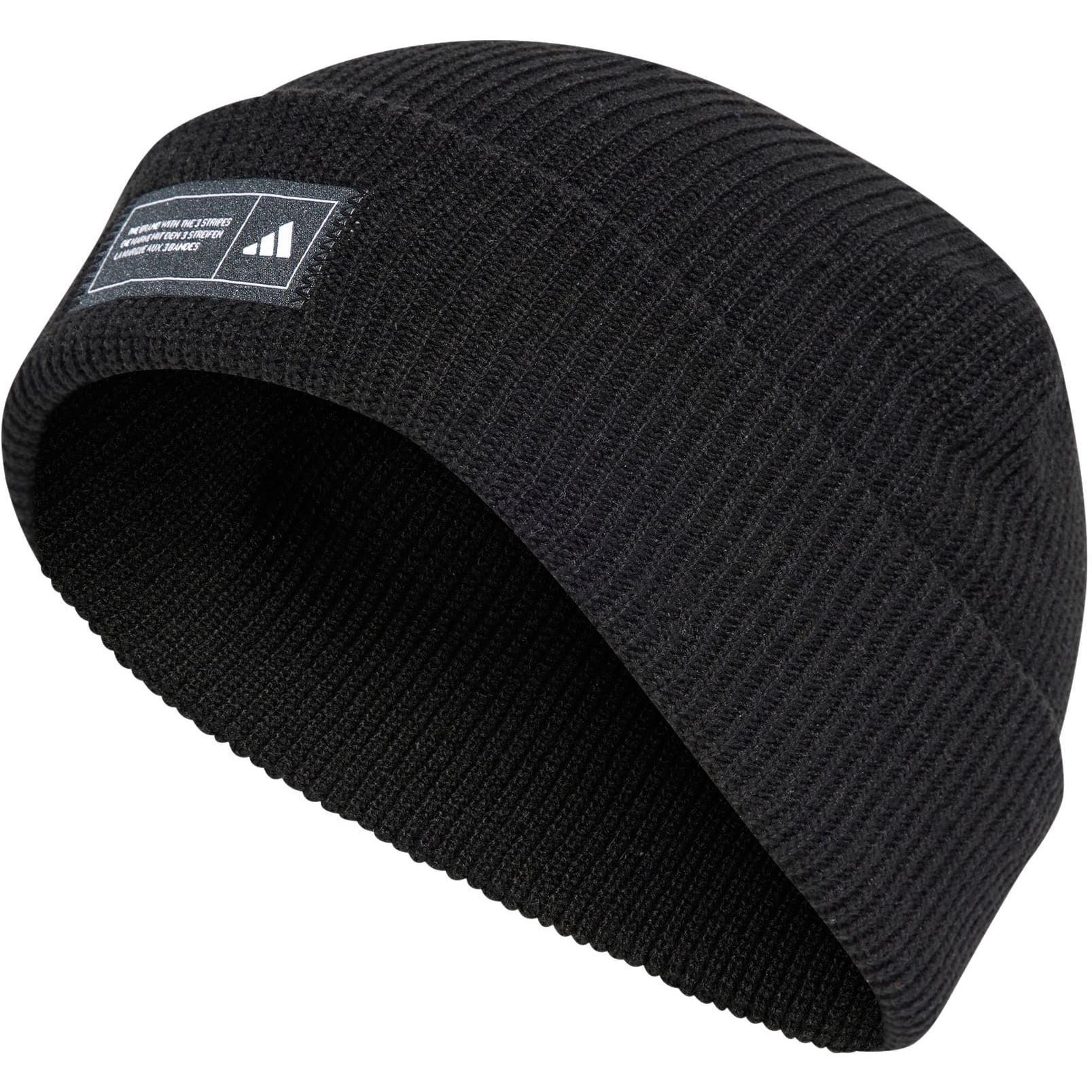 Шапка Adidas Ess Beanie Cuff IT4633 OSFW черная фото 1