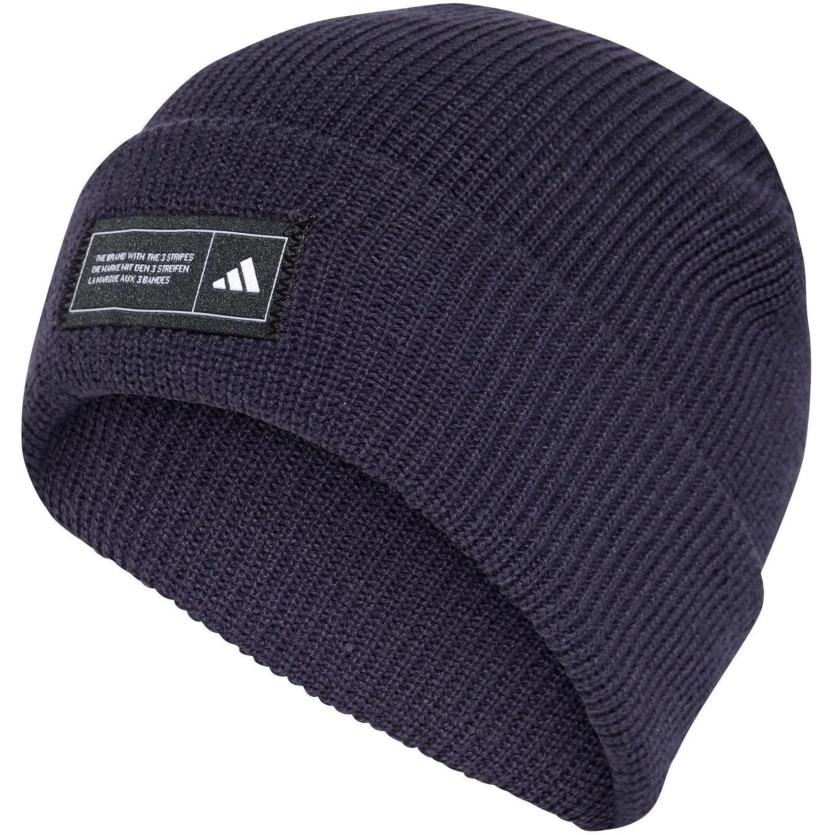 Шапка Adidas Ess Beanie Cuff IY5256 OSFW синяя фото 1