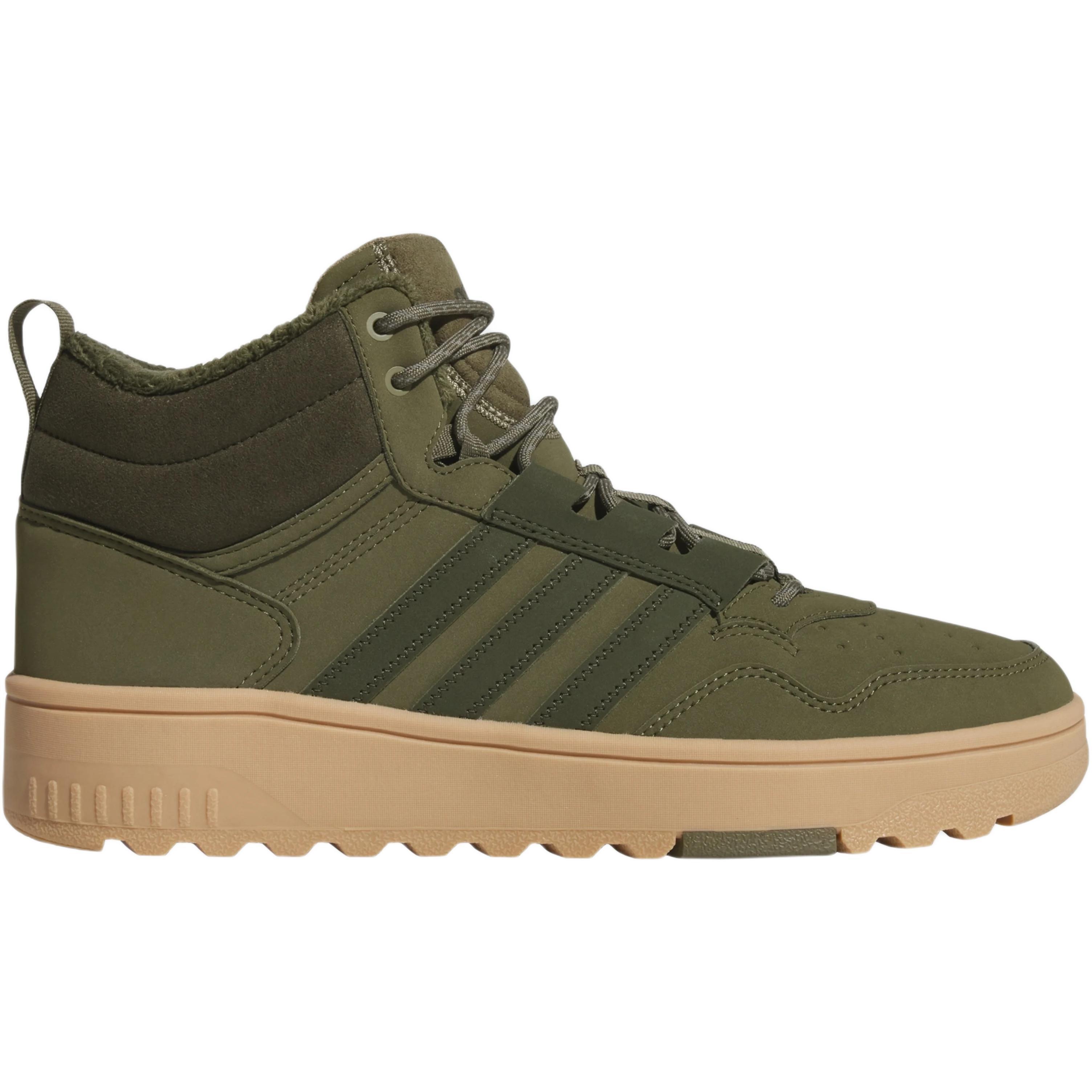 Ботинки Adidas Hoops 4.0 Mid Winterized JQ5363 44 2/3 (10 UK) оливковые фото 1