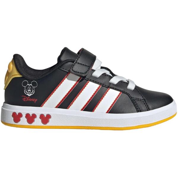 Кеды детские Adidas Grand Court Mickey EL K JQ7829 32 (13.5K UK) черные