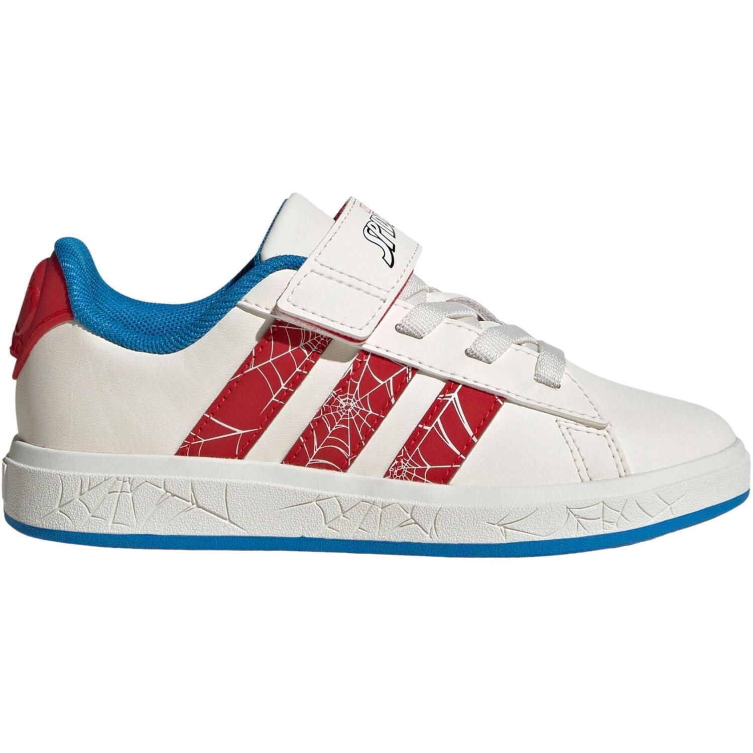 Кеды детские Adidas Grand Court Spider-Man EL K JS0778 32 (13.5K) белые