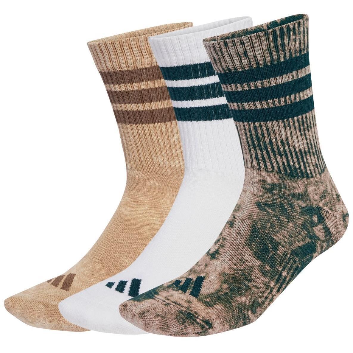 Шкарпетки Adidas 3S C Crw Wsh 3P JX5531 S різнокольоровіфото1