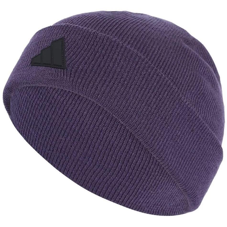 Шапка Adidas Tech Beanie JY3172 OSFW фиолетовая фото 1