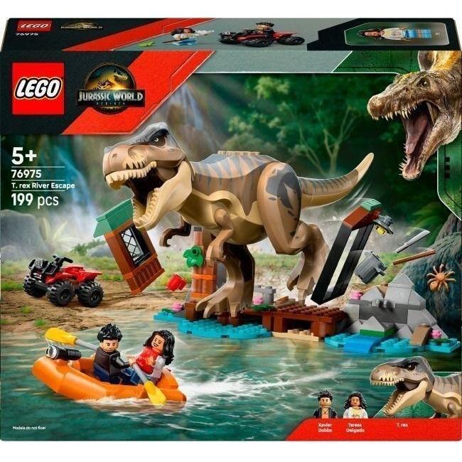 LEGO 76975 Jurassic World Втеча річкою від тиранозаврафото1