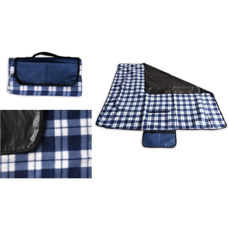 Плед ARDESTO Picnic 130х170см, 100% полиэстер, клеточка синий (ART0916BC) фото 1