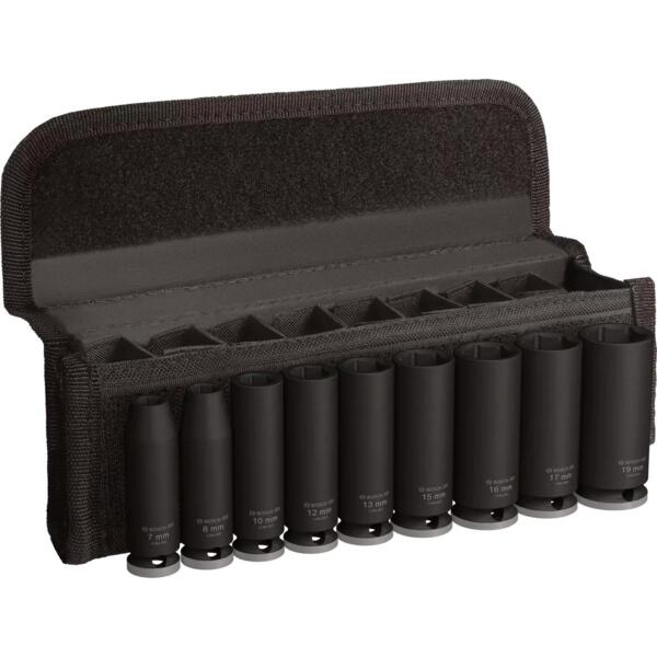 Набор торцевых головок Bosch Professional Deep 9шт 3/8