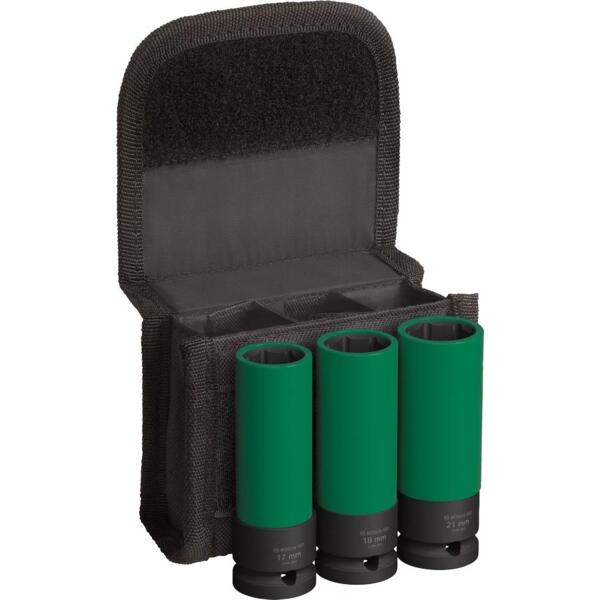 Набор торцевых головок Bosch Professional Extra Deep 3шт 1/2