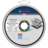 Диск отрезной Bosch PRO по металлу, 125х1.0х22.2мм, 10шт (2.608.603.255)