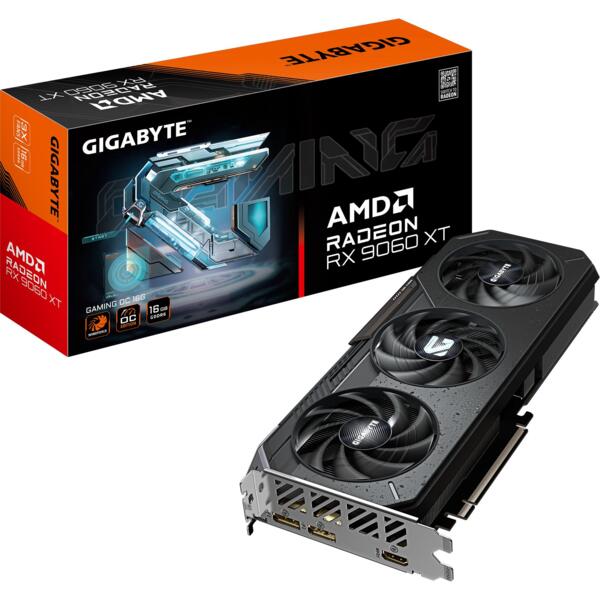 

Видеокарта GIGABYTE Radeon RX 9060 XT 16GB GDDR6 GAMING OC (GV-R9060XTGAMING_OC-16GD)