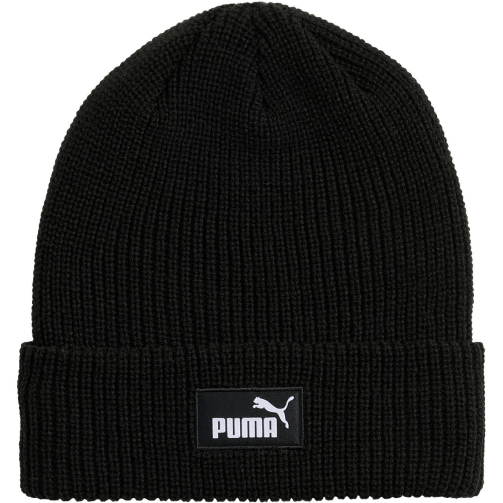 Шапка Puma Ess High Crown Beanie 026410-01 черная фото 1