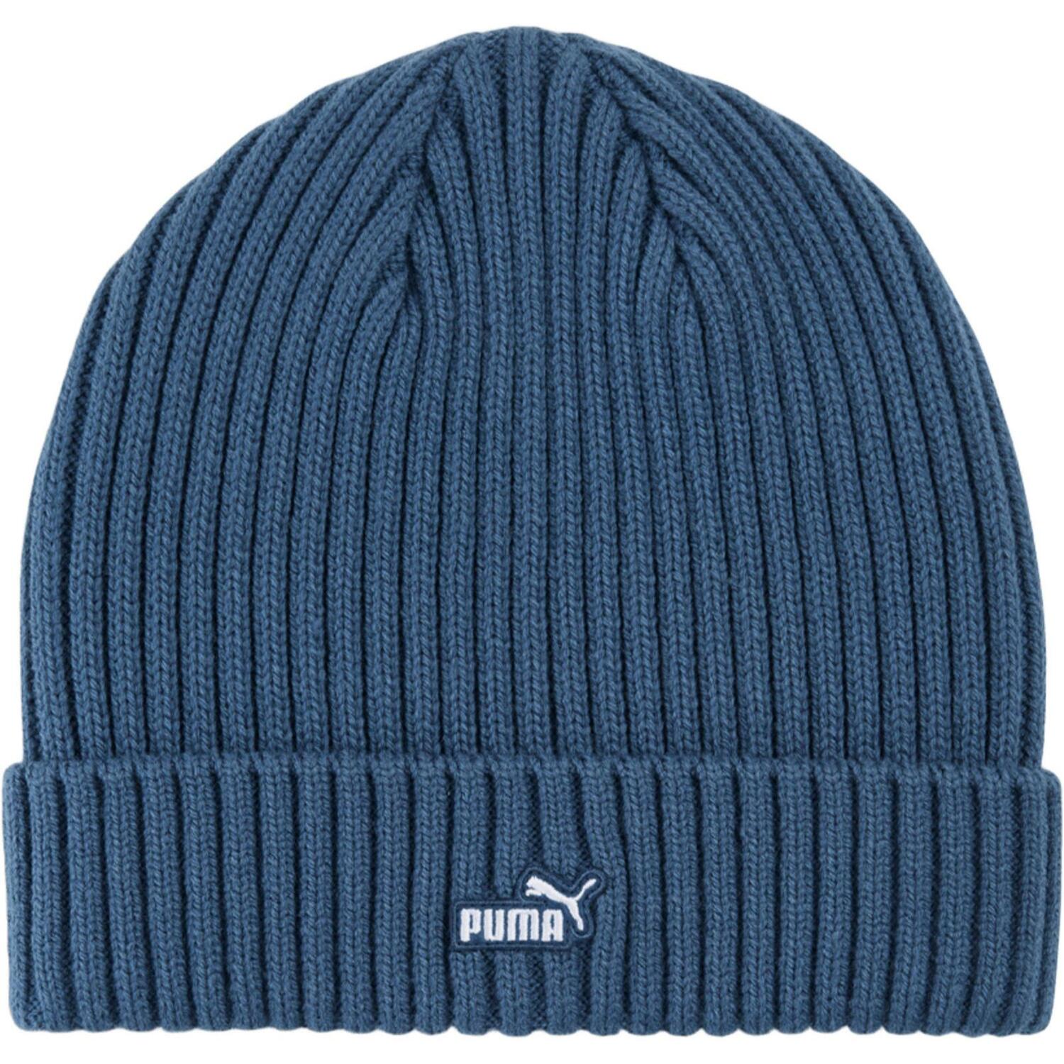 Шапка Puma Ess Patch Mid Crown Beanie 026417-02 синяя
