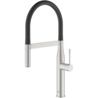 Змішувач для кухні Grohe Essence, 240мм, 1 важіль, супер сталь (30294DC0)