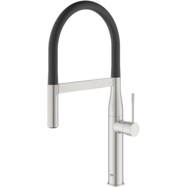 

Смеситель для кухни Grohe Essence, 240мм, 1 рычаг, супер сталь (30294DC0)