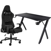 Комплект Кресло 2E Gaming BUSHIDO II Dark Grey (2E-GC-BUS-GR) + Стол Trust GXT 700 Omnius Black (25420_TRUST)