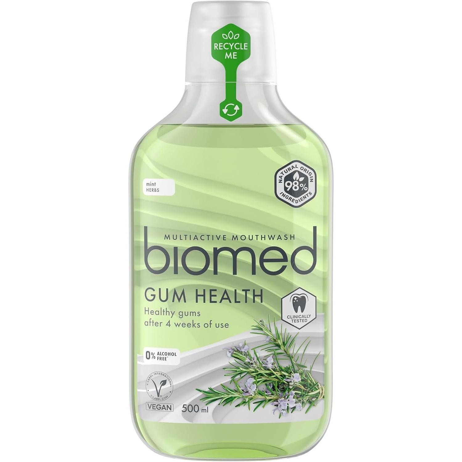 Ополаскиватель для полости рта Biomed Gum health 500 мл фото 1