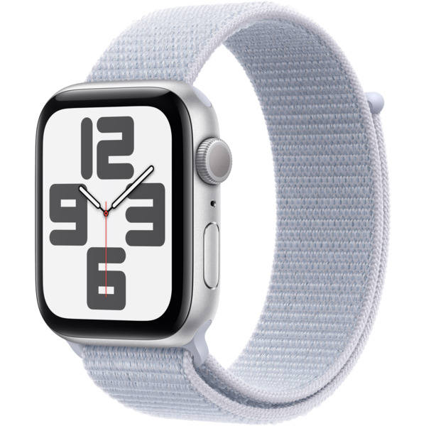 Смарт-часы Apple Watch SE GPS + Cellular 40mm Silver Aluminium Case with Blue Cloud Sport Loop